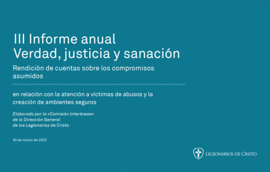 Publican el tercer informe: “Verdad, Justicia y Sanación”
