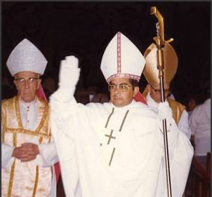 Chetumal, 19 de marzo de 1974: ordenación episcopal de Mons. Jorge Bernal, L.C., presidida por Mons. Pío Gaspari, delegado apostólico en México de Su Santidad.